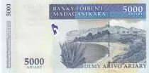 Madagaskar 5000 Ariary - Boats, beach - Action Plan 2007-2012