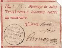 Mainz 3 lib=vres Red, blackstamping in circle - May 1793