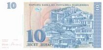 Makedonien 10 Denari - Ilinden Memorial - Krushevo - 1993