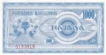 Makedonien 1000 Denar - Monument - 1992 - P.6