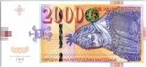 Makedonien 2000 Denari Traditional costume 2016 - UNC