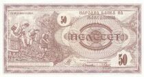Makedonien 50 Denar - Tobacco Harvest - Memorial - 1992