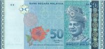 Malaisie 50 Ringitt T.A. Rahman - 50 ans de règne