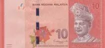 Malasia 10 Ringgit, T.A. Rahman - Rafflesia - 2021 - P.53