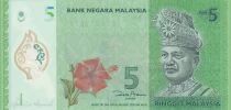 Malasia 5 Ringgit - T.A. Rahman - Rhinoceros Hornbill - Polymer - 2012