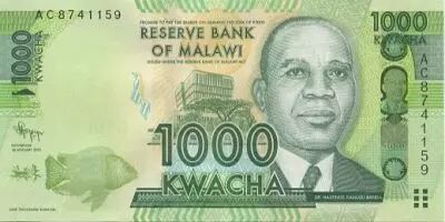 Malawi 1000 Kwacha Hastings Kamuzu Banda - 2012