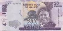 Malawi 20 Kwacha - Inkosi Ya Makhosi M Mbelwa II - 01-01-2019 - Serial BY
