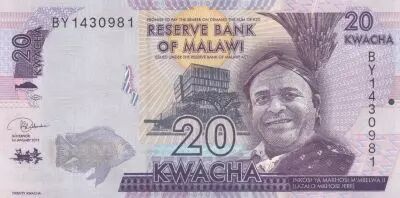 Malawi 20 Kwacha - Inkosi Ya Makhosi M Mbelwa II - 01-01-2019 - S�rie BY