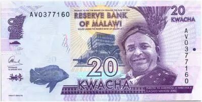 Malawi 20 Kwacha Inkosi Ya Makhosi M Mbelwa II - 2015