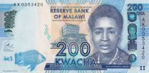 Malawi 200 Kwacha - Rose L. Chibambo - 2013 - P.60b