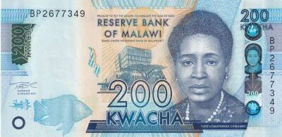 Malawi 200 Kwacha - Rose L. Chibambo - Parliament in Lilongwe - 2021 - BP Series