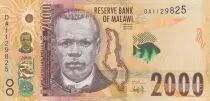 Malawi 2000 Kwacha - John Chilembwe - Reserve bank - 01-01-2022 - Serial DA