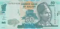 Malawi 50 Kwacha - Philip Gomani II - Elephant - 2020 - Serial CA