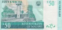 Malawi 50 Kwacha - Reverend John Chilembwe - Independence arch - 2003 - P.45b