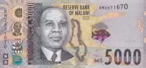 Malawi 5000 Kwacha - Hastings Kamuzu Banda - 2024 (2025) - Série BM