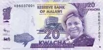 Malawi Lot 6 billets 20 &agrave; 1 000 Kwacha MALAWI 2012 et 2013