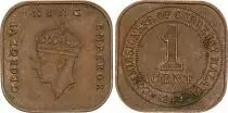 Malaya 1 Cent - George VI - 1941