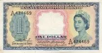Malaya 1 Dollar - Elizabeth II - 21-03-1953 - P.1