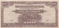 Malaya 100 Dollars ,  Japanese Government - Malaya -1944