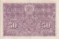 Malaya 50 Cents - George VI - 1941 - Série A.21 - P.10b