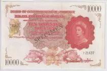 Malaya und Borneo FAKE 10000 Dollars - Elizabeth II - Specimen - A.1