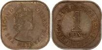Malaya y Born�o 1 Cent - Elizabeth II - Mixted years 1939-1941