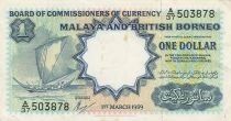 Malaya y Born&eacute;o 1 Dollar - 1959 - P.8
