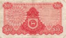 Malesia 10 Ringgit - T.A. Rahman - ND (1972-76) - P.9