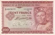 Mali 100 Francs - Pdt M. Keita - Engins - Pirogues - 22/09/1960 - S&eacute;rie B