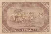 Mali 100 Francs - Pdt Mobido Keita - Cows - 1960 - Serial D.16