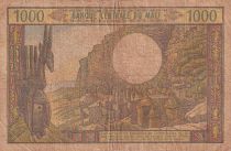Mali 1000 francs - Vieil homme - Village - ND (1970-1984) - Série M.26 - P.13d