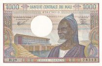Mali 1000 Francs Vieil Homme - Village - 1970 - Série B.29