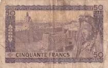 Mali 50 Francs Pres. M. Keita - Village - 22-09-1960 - Serial R