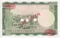 Mali 500 Francs - President Modibo Keita - Cows - Specimen - P.8s