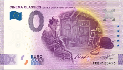 Malta 0 EURO SOUVENIR - Charlie Chaplin