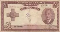 Malta 1 Pound L.1949 - George VI -  A/5 858015