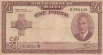 Malta 1 Pound L.1949 - George VI - A/11 583128