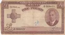 Malta 1 Pound L.1949 - George VI - A/12 566629