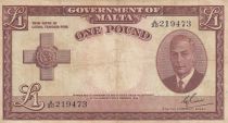 Malta 1 Pound L.1949 - George VI - A/20 219473