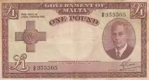 Malta 1 Pound L.1949 - George VI - A/5 355505