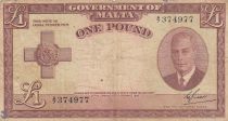 Malta 1 Pound L.1949 - George VI - A/7 374977