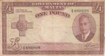 Malta 1 Pound L.1949 - George VI - A/8 680898