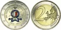 Malta 2 Euros - 200 years police force - Colorised - 2014