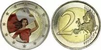 Malta 2 Euros - independence - Colorised - 2014