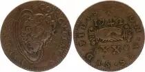 Malta 20 Grani - Hands joined - 1742