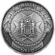 Malta Ordre de Malte - 10 euros Antique Silver (2 ounces) 2023 - The Knights of the Past