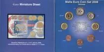Malta UNC Set Malta 2008 - 8 euro coins