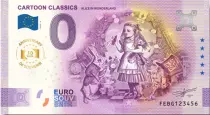 Malte 0 Euro Souvenir 2025 - Alice au pays des merveilles - Anniversary 10 ans
