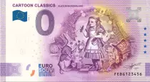 Malte 0 Euro Souvenir 2025 - Alice au pays des merveilles