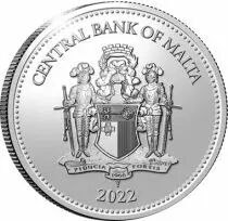 Malte 10 Euros BE Comm&eacute;mo. Malte 2022 - Le Seigneur des Anneaux